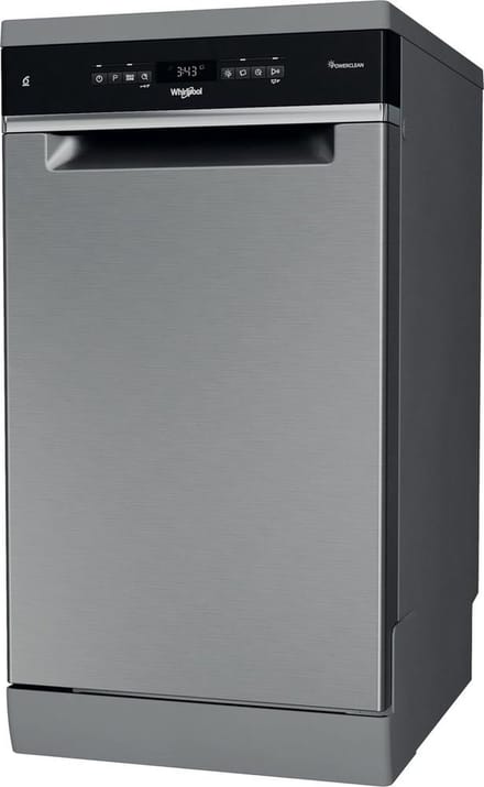 Whirlpool WSFO 3O34 PF X Rvs vrijstaande vaatwasser 45cm