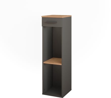 Vicco Repose Wijnrek – 30 x 106 cm Eik goud/antraciet