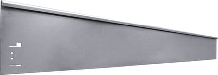 Borderrand metaal 13,5 cm x 120 cm | Gazonrand | Kantopsluiting, kleurloos