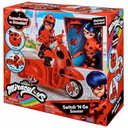 Bandai Miraculous Scooter met Ladybug