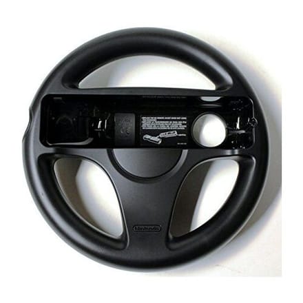 Nintendo Wii Wheel-Zwart (Wii) Gebruikt
