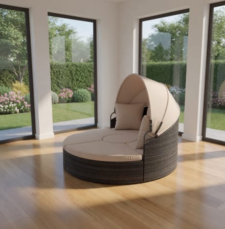 Solar Island with Roof and – Wit – Industrohome