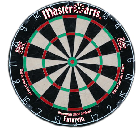 Masterdarts Future III Dartbord - 45 cm Sisal Dartbord