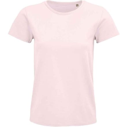 SOLS Dames/Dames Pioneer Organic T-shirt (Lichtroze)