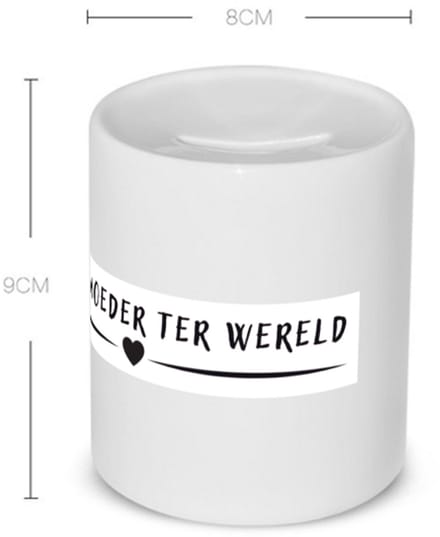 Akyol - beste moeder ver Spaarpot - Moeder - mama - moederdag - 350 ML inhoud