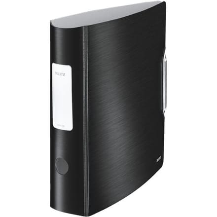 Leitz 180° Active Style Ordner voor 500 A4 Vel - Rugbreedte van 82mm - Satijn Zwart