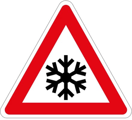 Sneeuw sticker - J36 | 40 cm