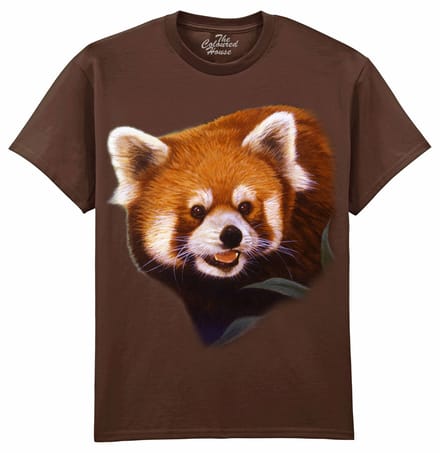 Rode Panda Hiding Out - Red Panda The Coloured House T-shirt M