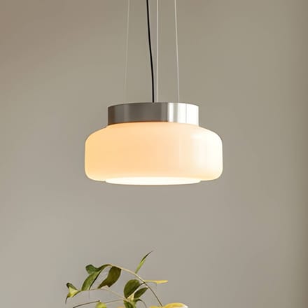 ALDEX Hanglamp BonBon, crème, Ø 25 cm, glas