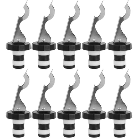 10 STKS Wijnflesstopper Champagne Stopper Herbruikbare Wijn Vacuüm Plug Tool Bar Keukenaccessoires gray
