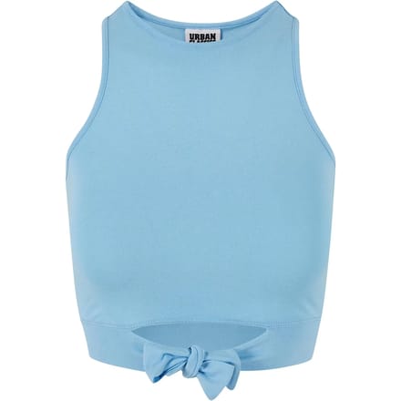 Urban Classics - Cropped Knot Crop top - XS - Blauw