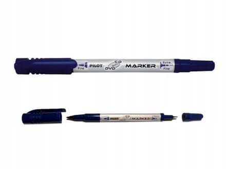 Pilot Twin Marker Permanent Dubbelzijdig Blauw F/EF