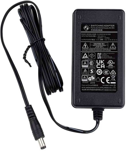 NUX NAD12/1500 voeding – 12V 1500mA, tip negatief