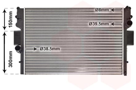 Van Wezel - RADIATOR VOOR IVECO DAILY 1999-2005 504045489