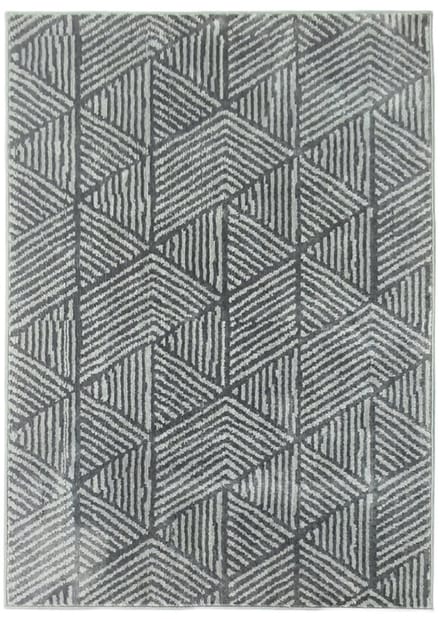 Teppich - 150x80 cm - Modern Stijl - Wasbaar - Flächenteppich - Donkergrijs