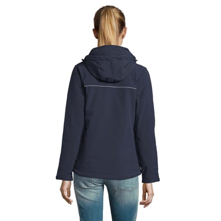 SOLS Dames/Dames Rock Gewatteerd Zacht Shell Jasje (Franse marine)