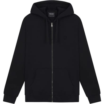Lyle &amp; Scott Tonal Eagle Jet Black Hoodie Met Rits