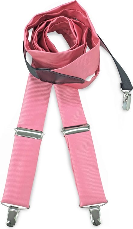 JB Collection - Bretels - bretels polyester stof roze - roze