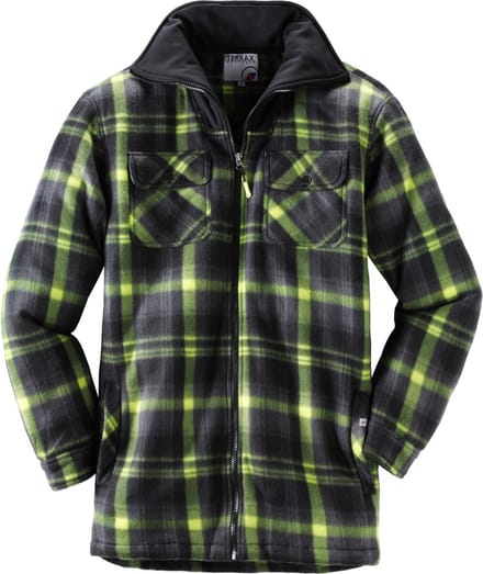 Terrax Thermohemd 10641 - 1048 Zwart/Lime - S