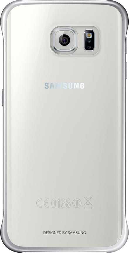 Samsung Clear Cover voor Samsung Galaxy S6 edge - Zilver