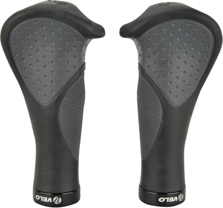 Fiets handvatten - Ergonomische grips - Comfortabel fietsen - 3-componenten ontwerp - One size - Zwart