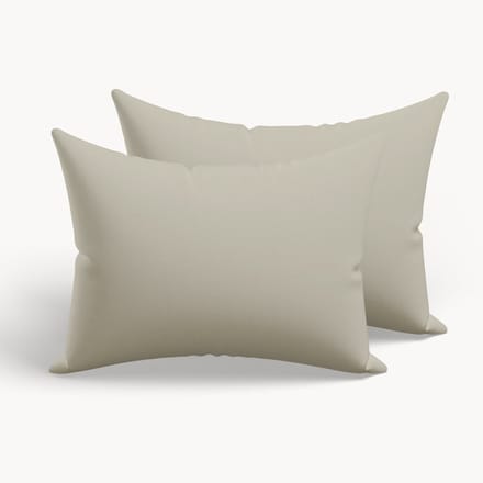 HappyBed Kussenslopen Taupe 80x80 cm - Kussensloop set 2 stuks - 100% Microvezel - Ultieme slaapcomfort