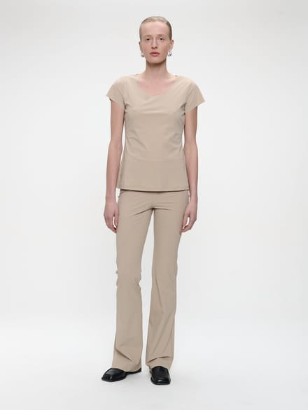 T shirt Sara Easy Wear Technical Jersey | Sand - Sand / S