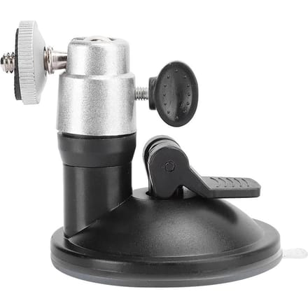 HD 004a Support Argent Noir Alliage d'Aluminium Support Véhicule Ventouse à Vide Support Forte Adsorption(Mèche ) argenté