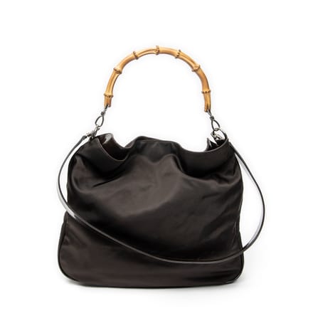 Large Bamboo Hobo   schoudertas