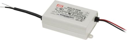 Meanwell LED Trafo 16W 16-24VDC 700mA IP20 CC Triac-dim PCD-16-700B