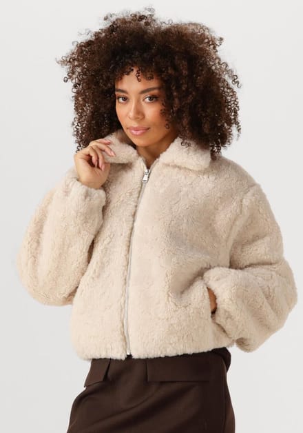Notre-V Nv-gemma Jassen Dames - Winterjas - Ecru - Maat XL