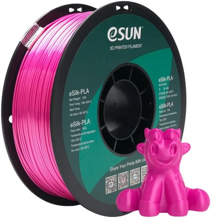eSun ePLA-Silk Violet / Violet - 1 kg - 1.75 mm - 3D printer en 3D pen filament