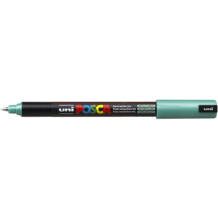 Paintmarker Uni POSCA PC1MR extra fijn metallic groen