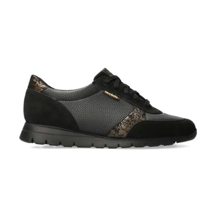 Mephisto Mobils Dalilha - dames sneaker - Zwart - maat 36 (EU) 3.5 (UK)