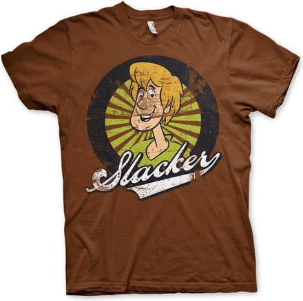 Scooby Doo Shaggy The Slacker T-shirt bruin