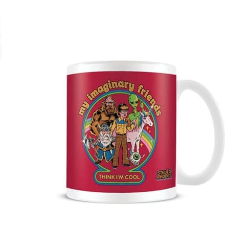 Steven Rhodes - Fun Kop - My Imaginary Friends - voor Geen - wit