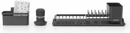 Brabantia SinkSide Afwasset Compact - 4-delig - Dark Grey