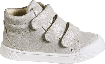 Vertbaudet Sneakers - meisjes - klittenband - goud - leren