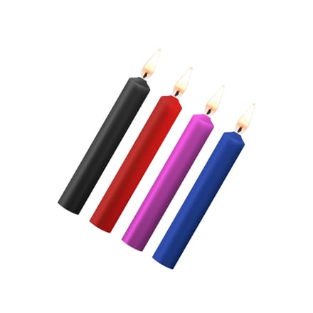 Ouch! by Shots - Teasing Wax Candles - 4 Pieces - Multicolor