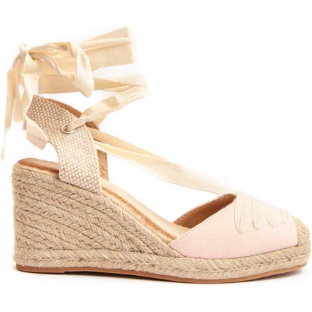 Espadrille compensée pour femme Montevita Cento 89990 41 rose