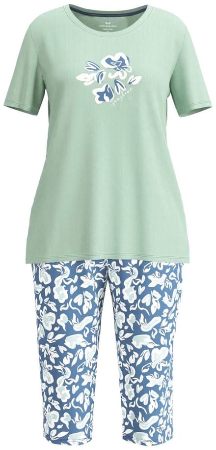 Gotzburg dames Capri Pyjama 250291 325 grun-mittel-48