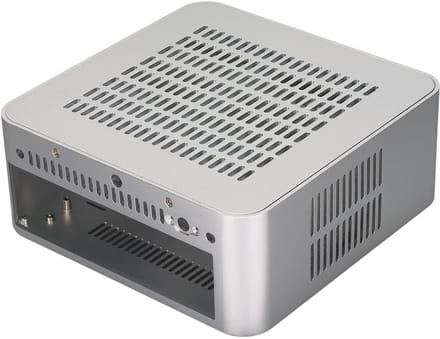 Allecto - Mini ITX-computerbehuizing - Desktopbehuizing - Goede warmteafvoer - Compact formaat - Gaming-pc-behuizing - Robuust en duurzaam - Geschi...