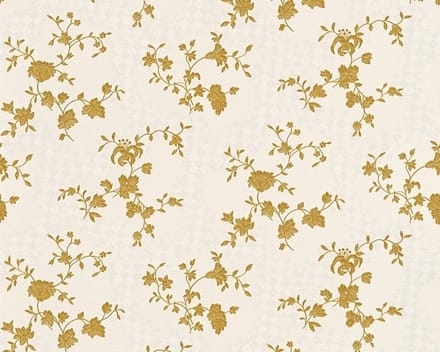 Goud bloemen behang 95485-1