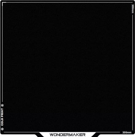 WonderMaker Cold Plate - Bouwplaat 300x300mm - Voor ZR 3D Printer