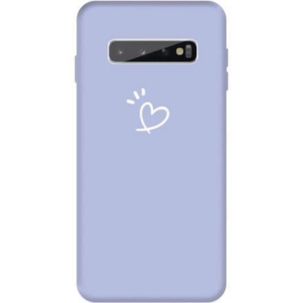 Mocaa Samsung Galaxy S10 Plus Love Heart Case Blauw