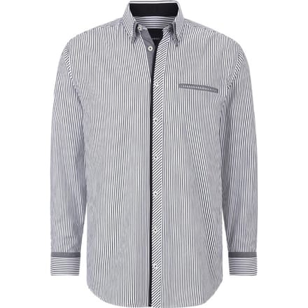 Babista herren Overhemd - 41/42 - grijs - Plus Size