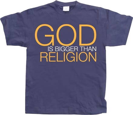 Hybris God Is Bigger Than Religion -T-shirt SH-1-15025-LFH2-2