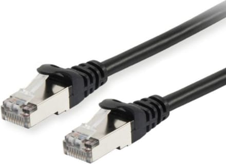 CAT6a sFTP kabel 7.5 meter Zwart