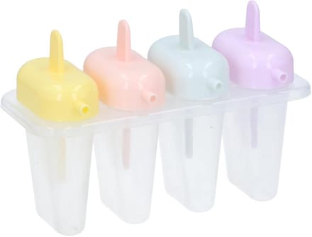 Gadgetpoint - Ijslolly Maker - Lolly - Ijs Vorm voor 4 ijsjes - Lollymaker