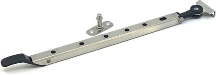 TQ4U Raamuitzetter - Geborsteld RVS / Antraciet - 34 cm - Stelpin